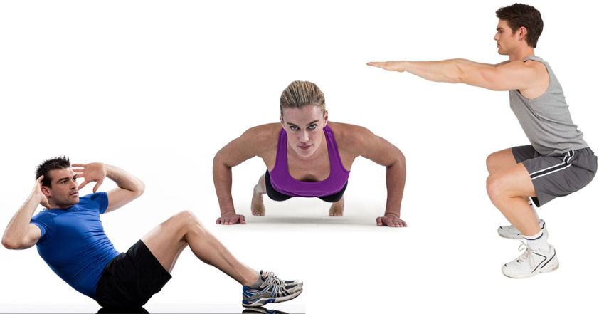 Fekvőtámasz – felülés – guggolás: variációk, hogy sose und meg!