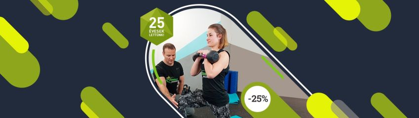 25év = 25% kedvezmény