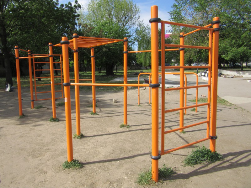 Funkcionális játszóterek, street workout mászókák